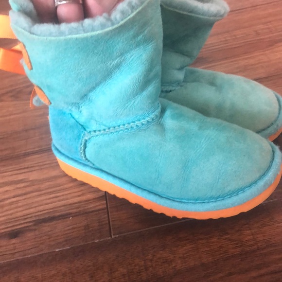 blue and orange uggs